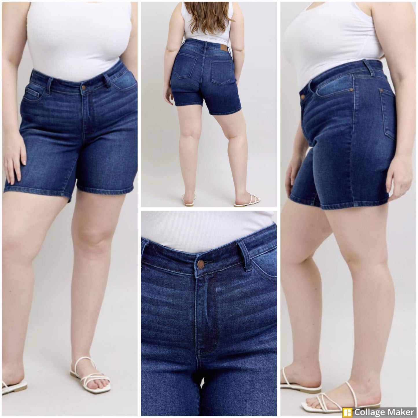 Judy Blue Bermuda Style Shorts - #8866-8723