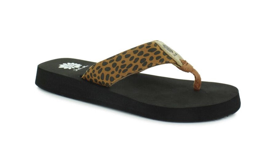 Yellowbox Fiasco Flip Flop in Tan Leopard - #7462-7470