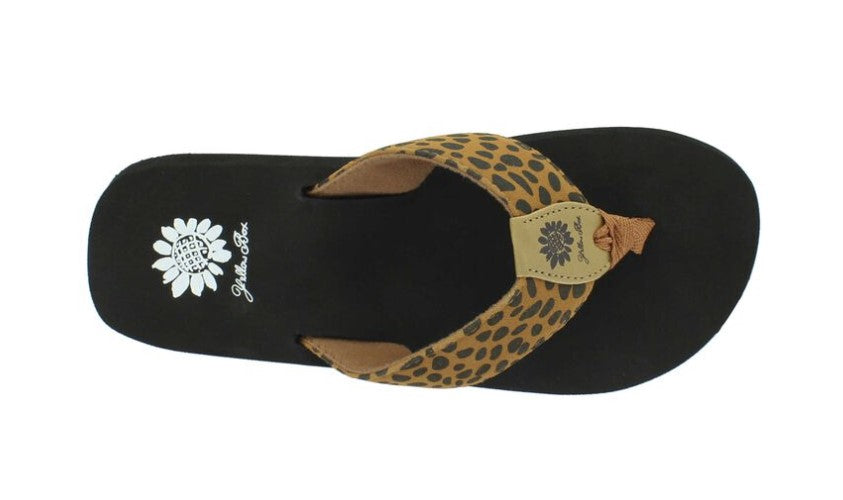 Yellowbox Fiasco Flip Flop in Tan Leopard - #7462-7470