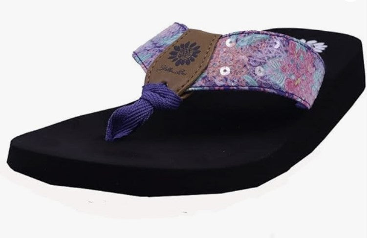Yellowbox Paislee Flip Flop in Purple - #7474-7481
