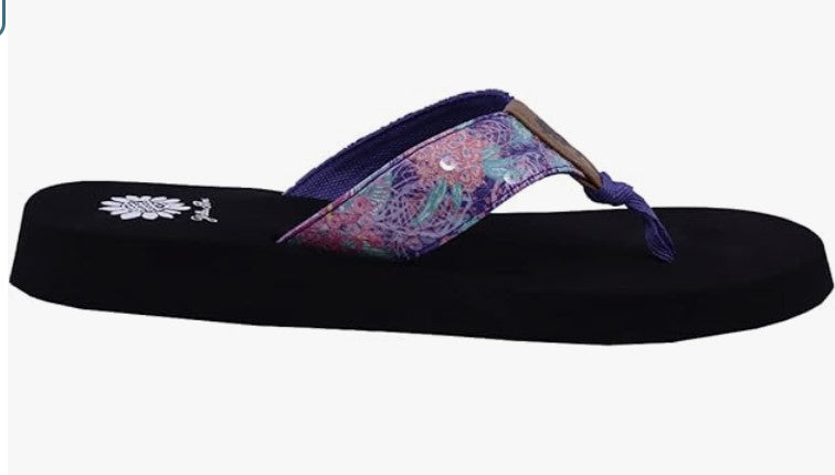 Yellowbox Paislee Flip Flop in Purple - #7474-7481