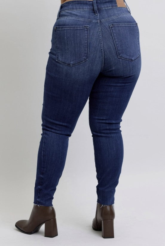 Judy Blue #82628 - Double Button- Raw Hem - #10471-10482