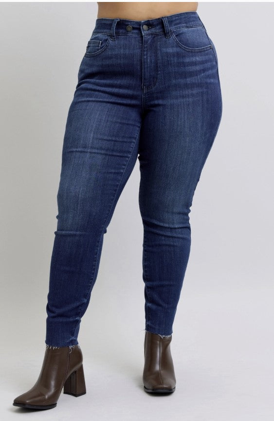 Judy Blue #82628 - Double Button- Raw Hem - #10471-10482