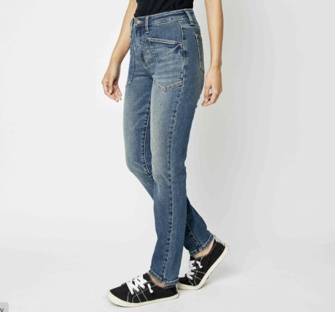 Judy Blue Front Pocket Jeans - #7196-7204