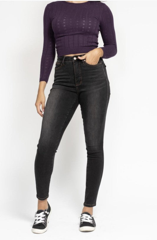 Judy Blue #88768 - Black Wash-Tummy Control - #10530-10538