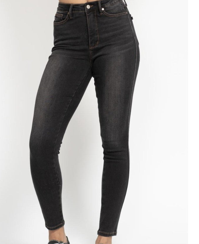 Judy Blue #88768 - Black Wash-Tummy Control - #10530-10538