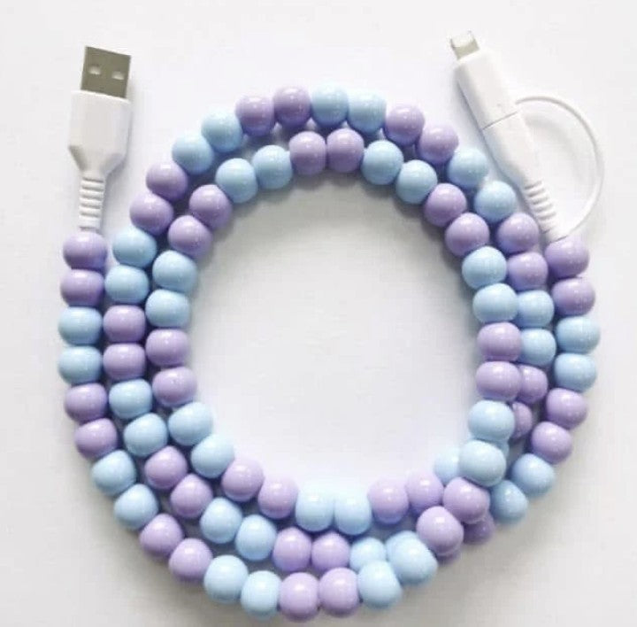 Beaded Phone Chargers (Android & Apple) - #9513-9515