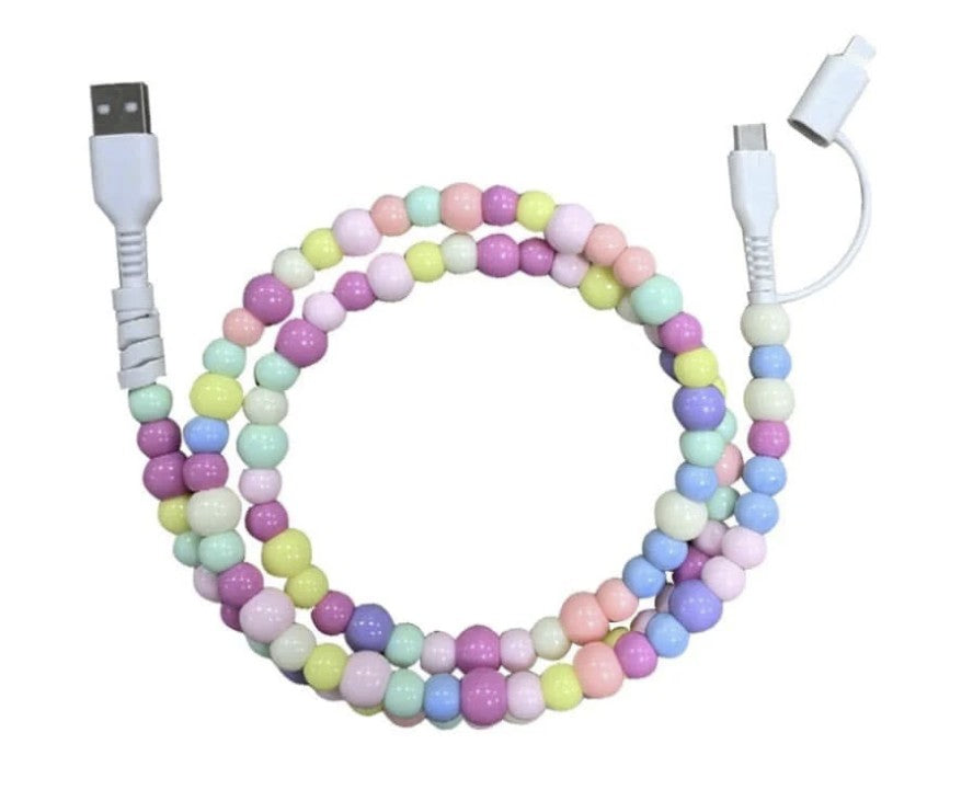 Beaded Phone Chargers (Android & Apple) - #9513-9515
