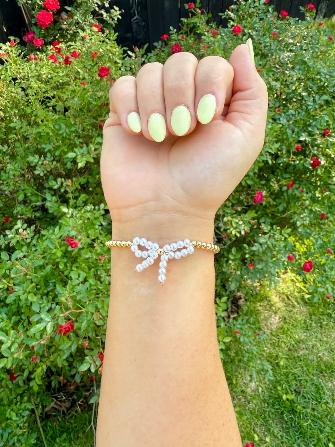 Beaded Bow Bracelets (3 Colors) - #9465-9467