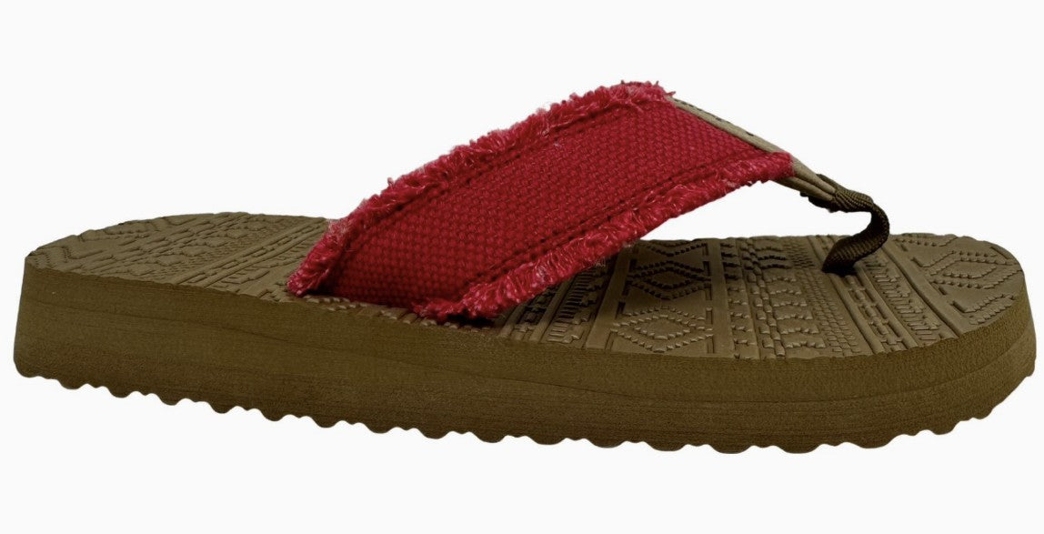 Very G Brexley Flip Flops in Red - #9741-9746
