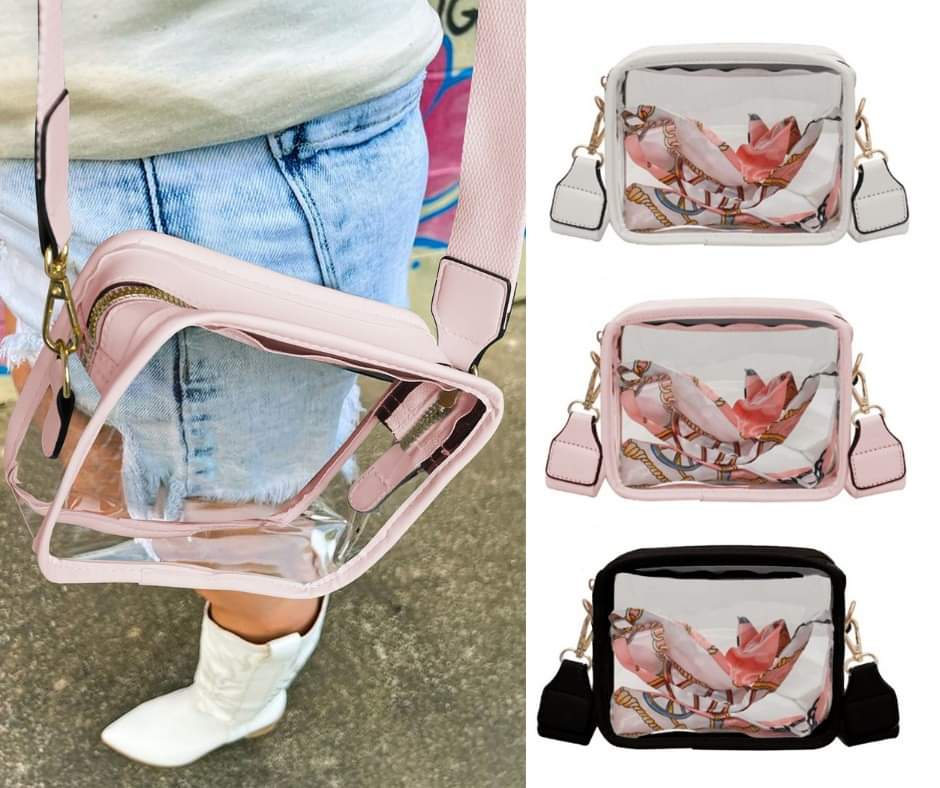 Clear Crossbody Bag - #5393-5398