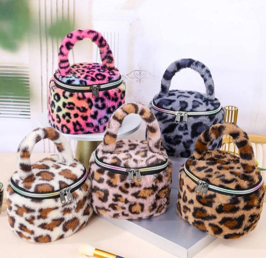 Fur Leopard Bags - #10246-10250