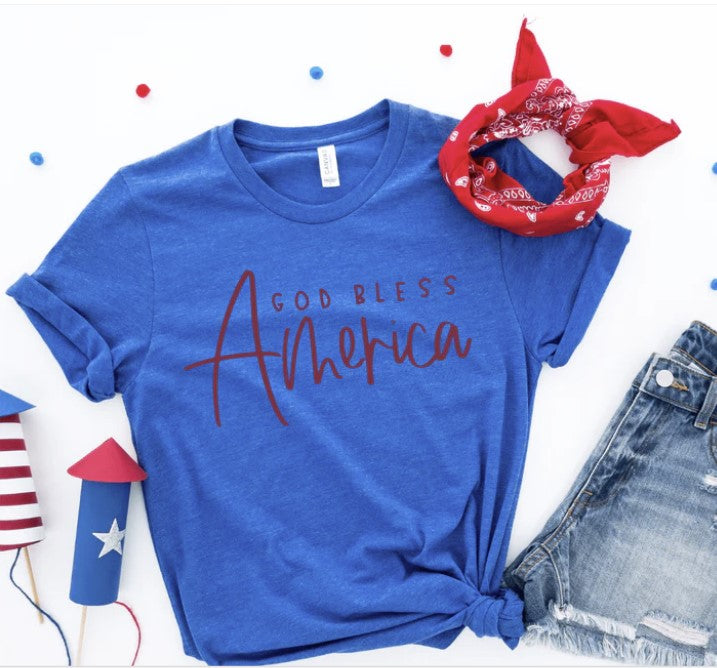 God Bless America Tee - #6989-6994