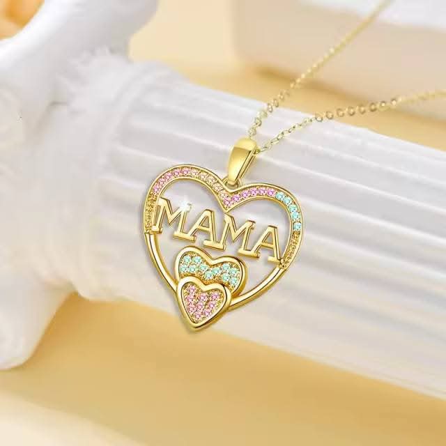 Mama Necklace (Silver & Gold) - #9409-9410