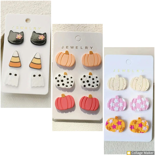 Halloween Earring Sets - #10235-10237