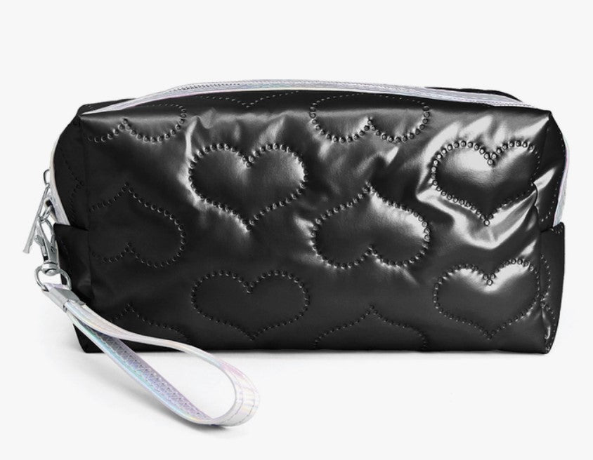 Heart Embossed Cosmetic Bags - #5876-5878