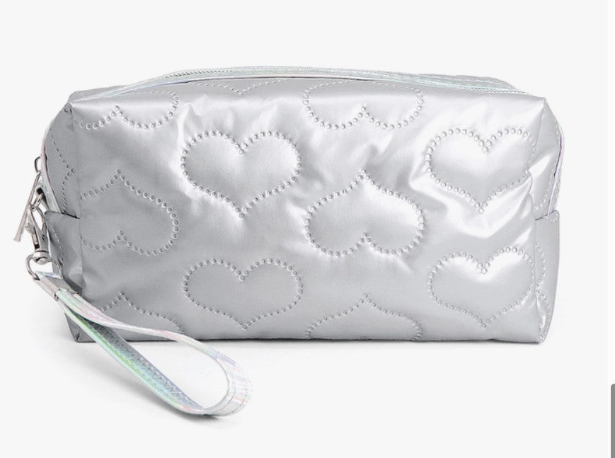 Heart Embossed Cosmetic Bags - #5876-5878