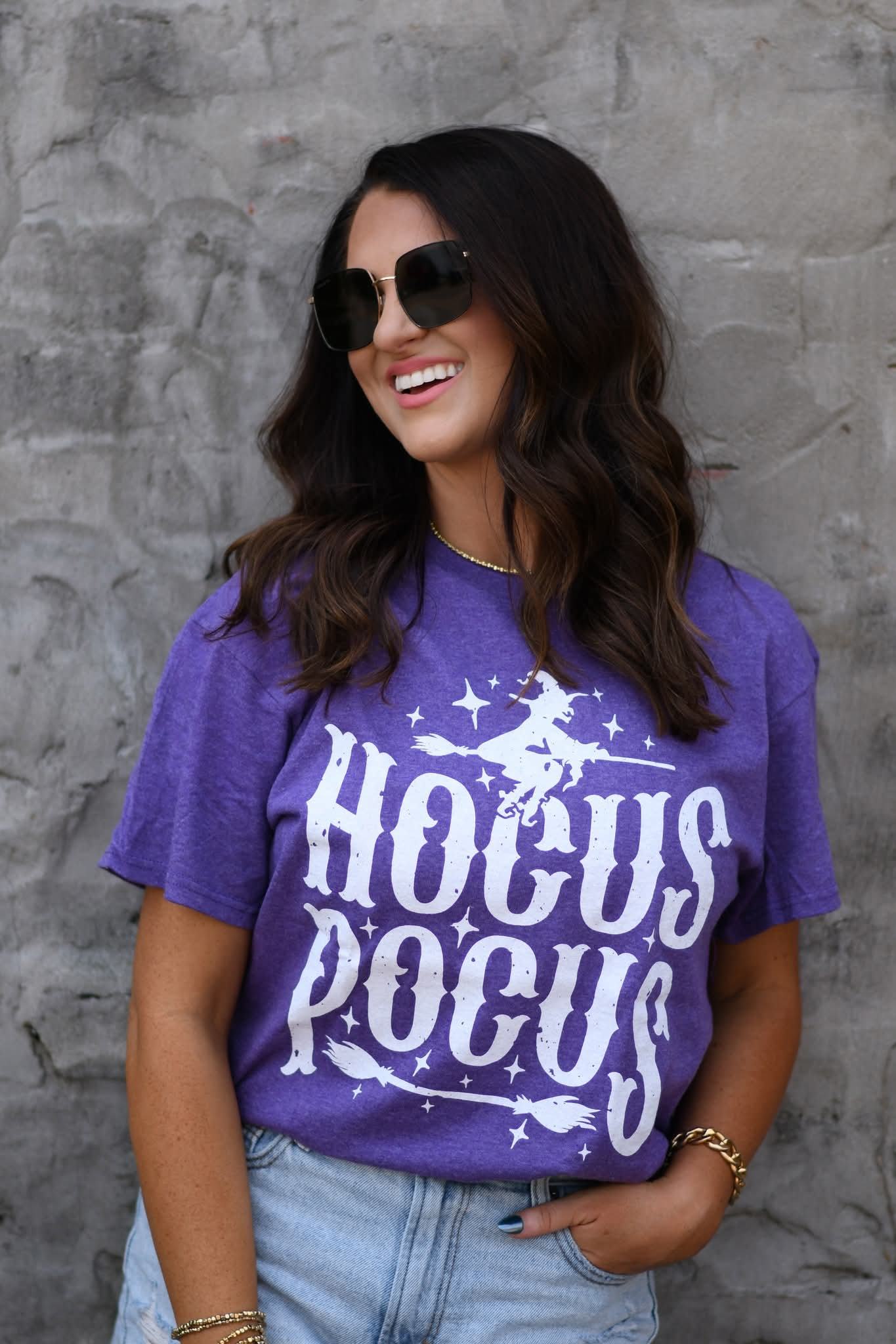 Heather Purple Hocus Pocus Tee - #10324-10328