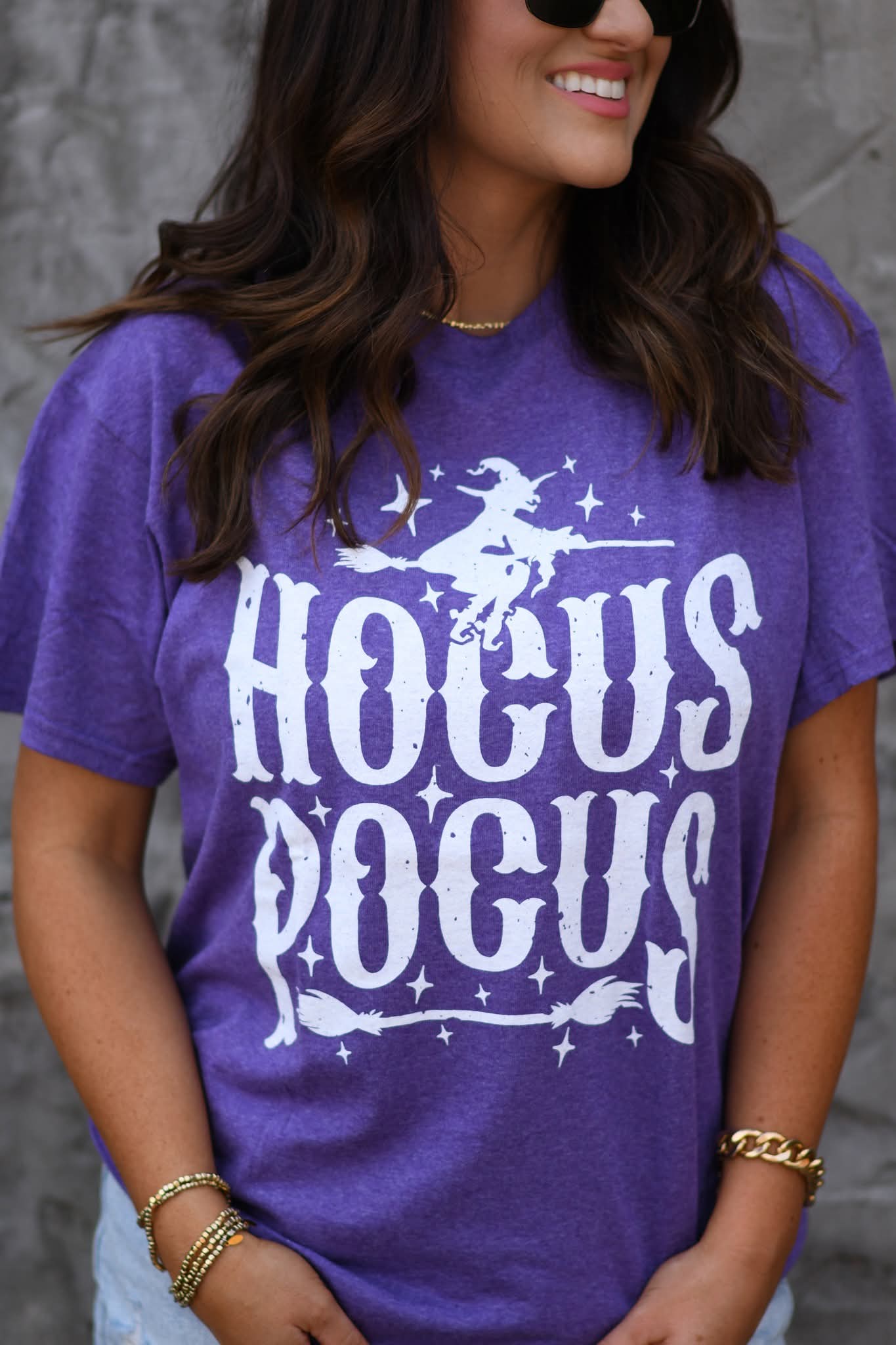 Heather Purple Hocus Pocus Tee - #10324-10328