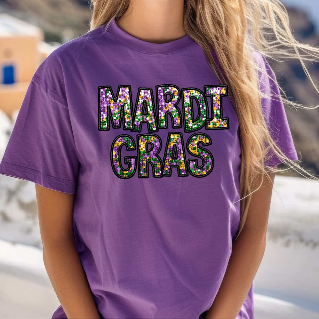 Mardi Gras Tee - #8798-8802