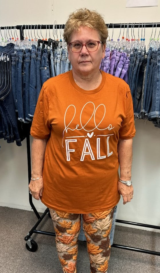 Fall Leaves Leggings w/Pockets - #5267-5268