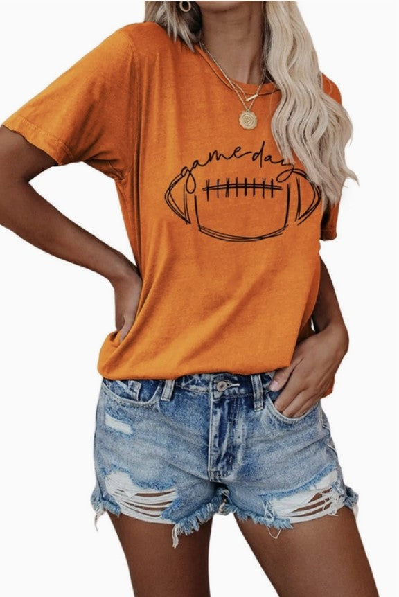 Orange Game Day Tee - #7771-7776