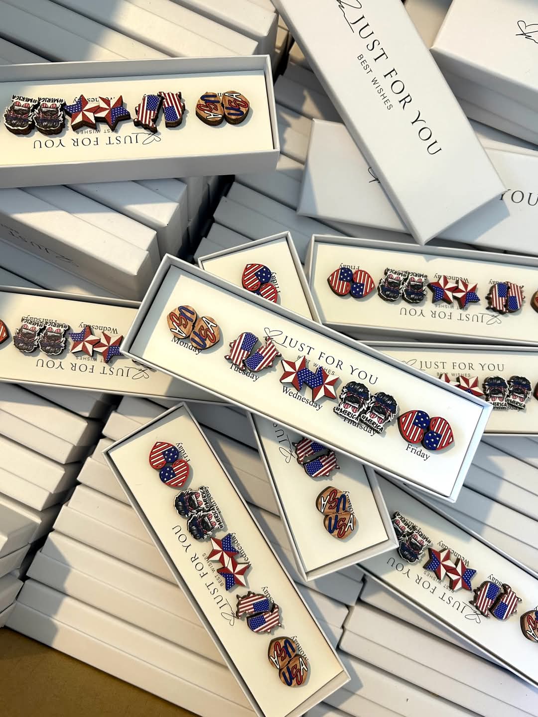 Patriotic Earrings Box Set - #9559
