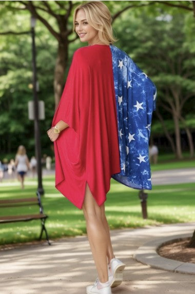 Stars & Strips Kimono - #9639-9644