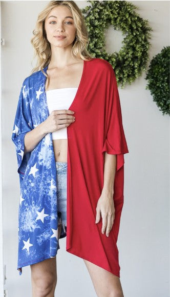 Stars & Strips Kimono - #9639-9644