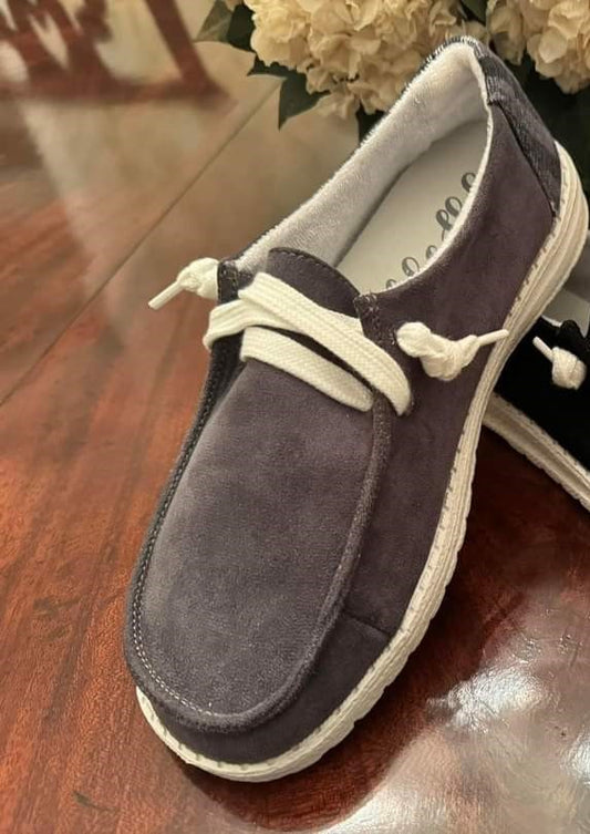 NEW - Gypsy Jazz Poppy - Grey Suede - #7559-7568