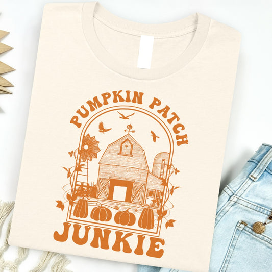 Pumpkin Patch Junkie Tee - #10210-10215