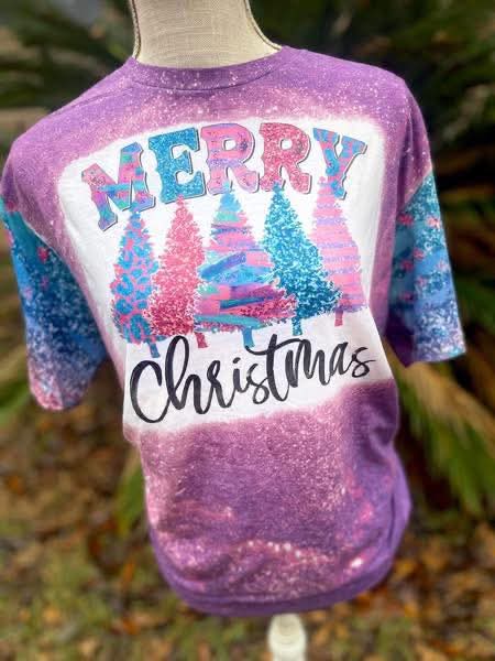 Boujee Merry Christmas Tee - #10680-10685