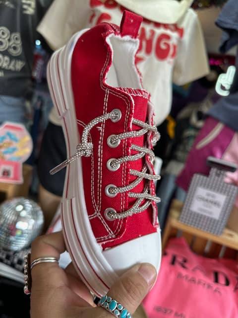Gypsy Jazz Aman Sneakers in Red - #9214-9222