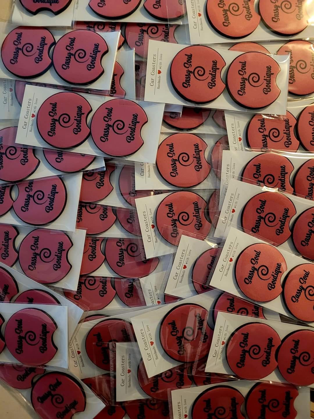 Sassy Soul Boutique Car Coasters - #7064