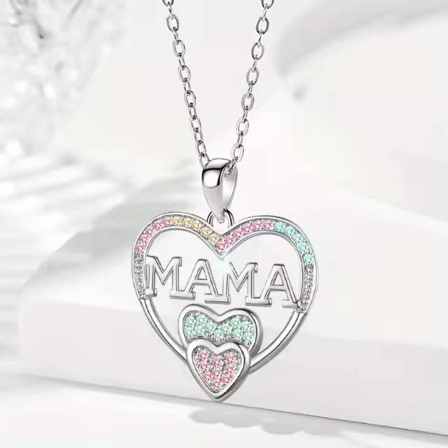 Mama Necklace (Silver & Gold) - #9409-9410