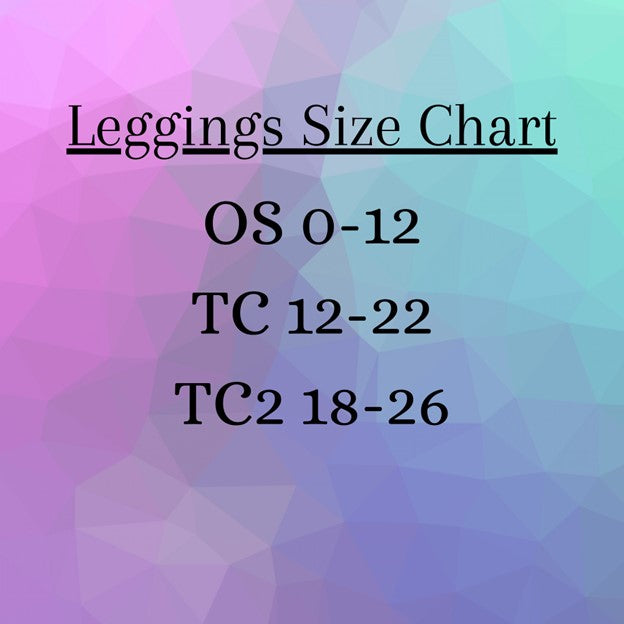 Pink & Black Heart Leggings w/Pockets - #6303-6305