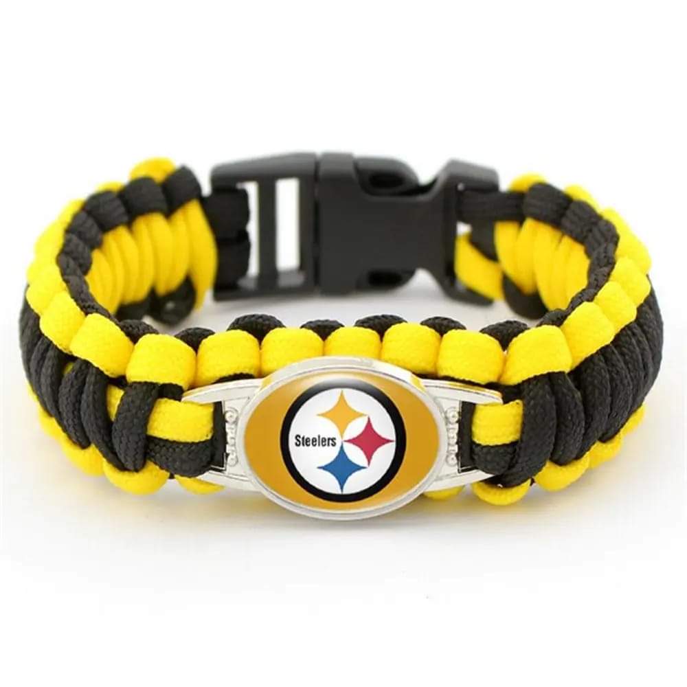 Pittsburgh Steeler Rope Bracelet - #7746