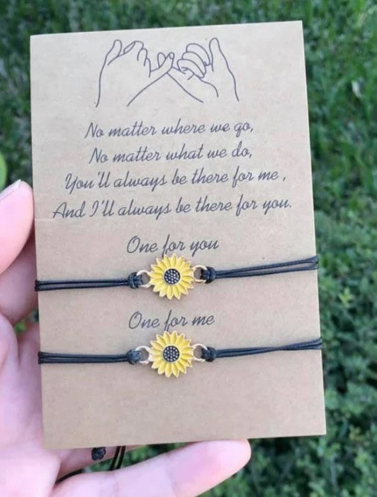 Sunflower Bracelet Set - #7745
