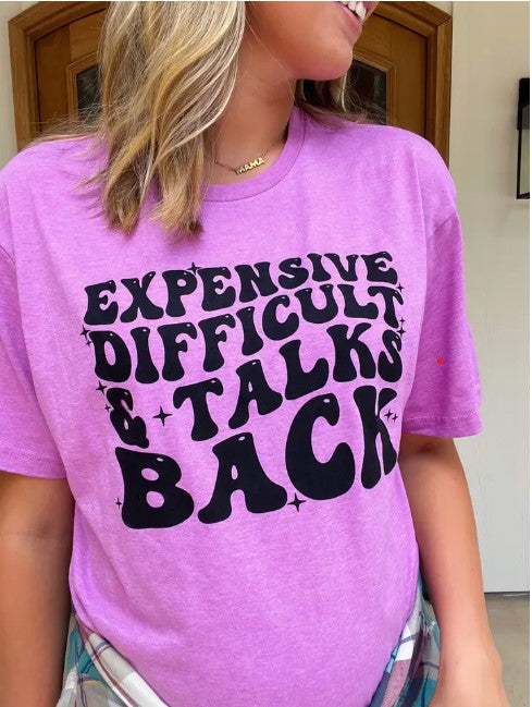 Talks Back Tee - #6678-6682