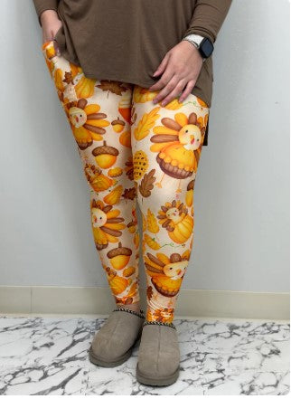Thanksgiving Leggings w/Pockets - #5674-5675