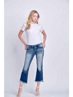 Artemis Vintage Capri Jeans w/Frayed Hem - #3485-3490