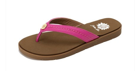Yellow Box Flip Flops - Fallen in Fuchsia - #3880-3888
