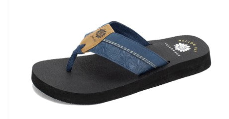 Yellow Box Flip Flops - Nolina in Navy - #3864-3871