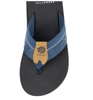 Yellow Box Flip Flops - Nolina in Navy - #3864-3871