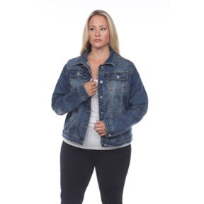 Plus Only - Denim Jacket - #1683-1685