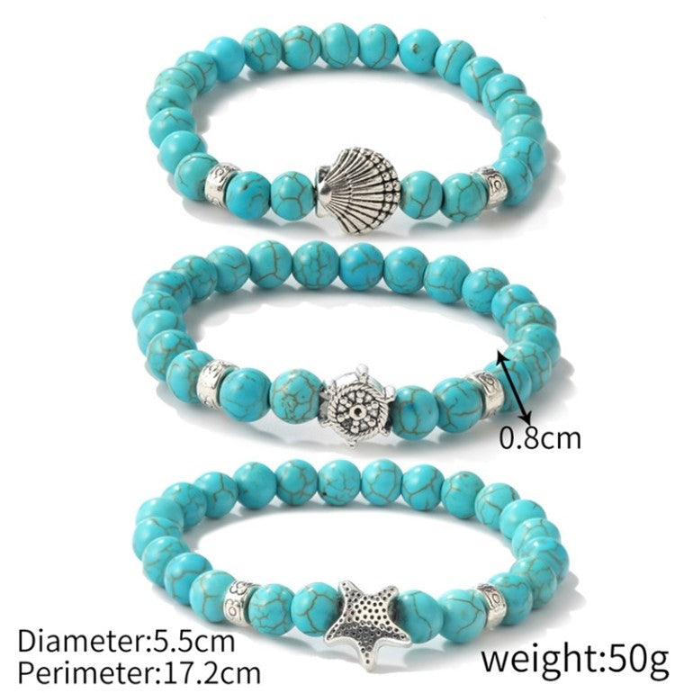 Ocean Trio Bracelet Set - #4204