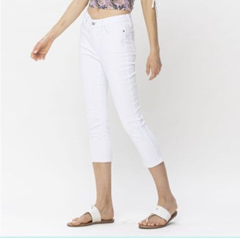 Judy Blue White Capris #78107 ****50% OFF CLEARANCE****
