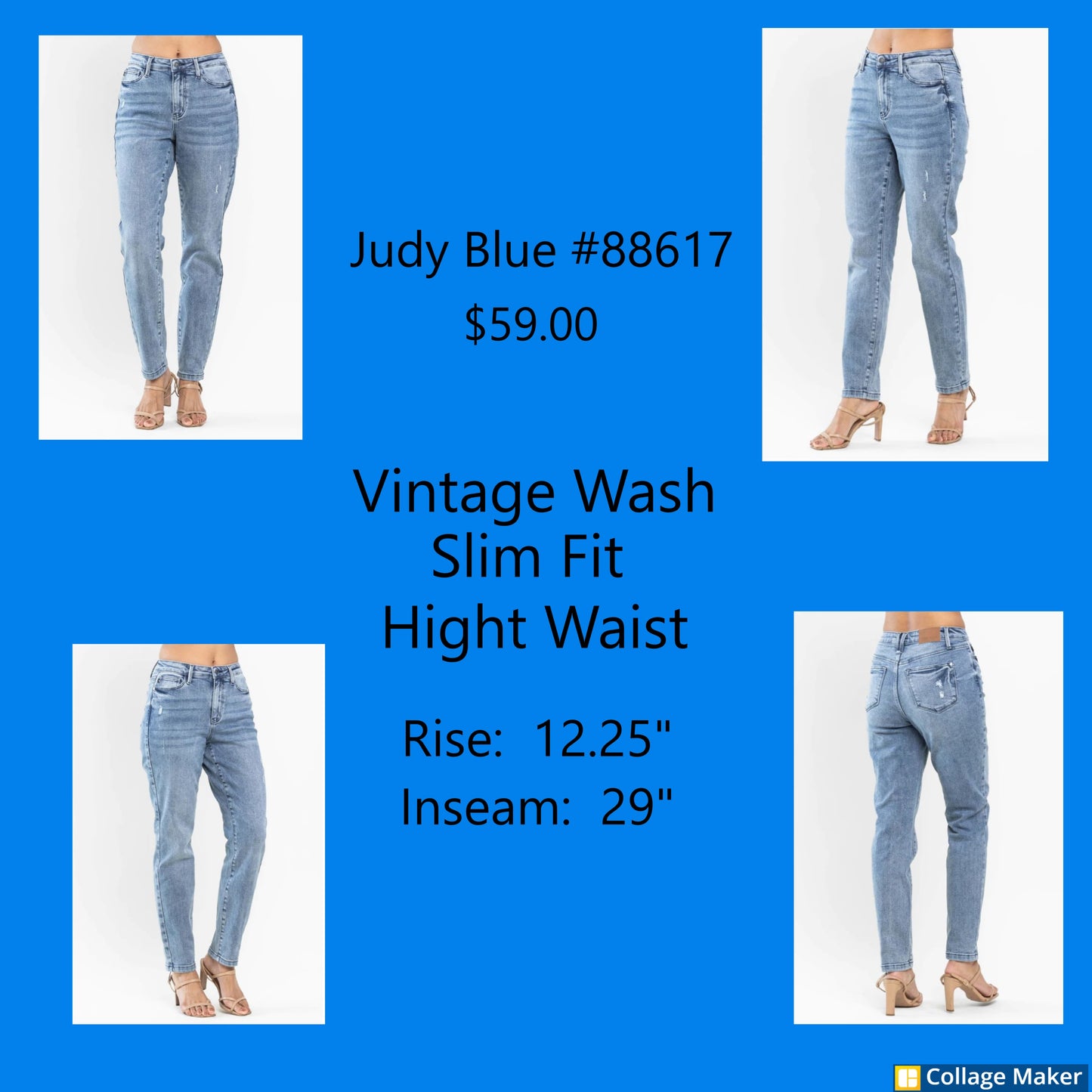 CLEARANCE - Judy Blue Jeans #88617 - #5399-5410