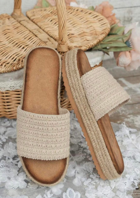 Beige Summer Slide - #9130-9135