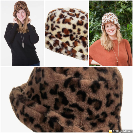 Leopard Bucket Hats - #5816-5817